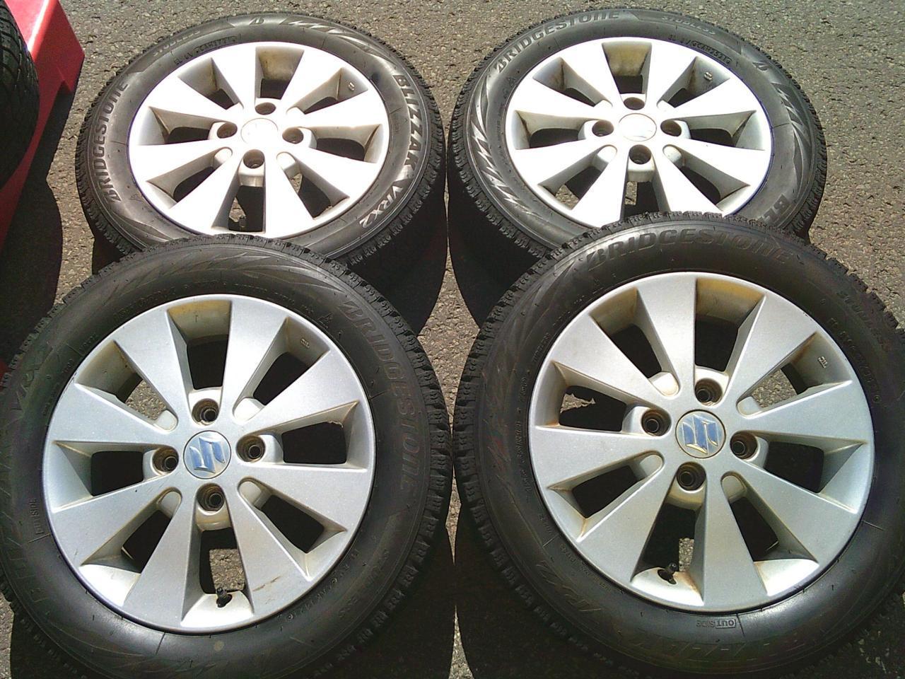 Комплект шин BRIDGESTONE BLIZZAK VRX2 + штатные диски Suzuki Wagon R
