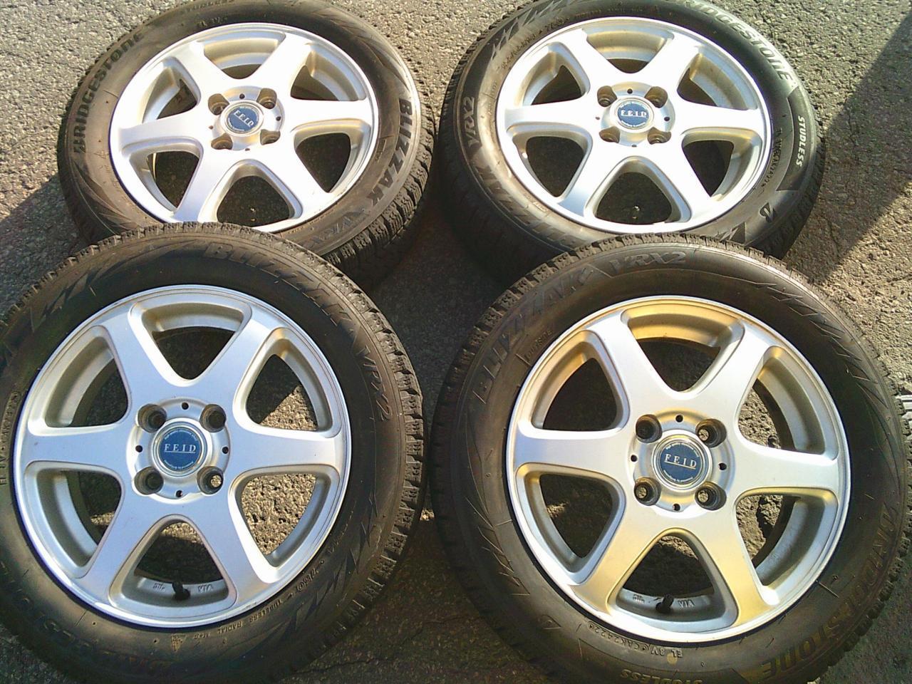 Комплект шин BRIDGESTONE BLIZZAK VRX2 + диски FEID KD6