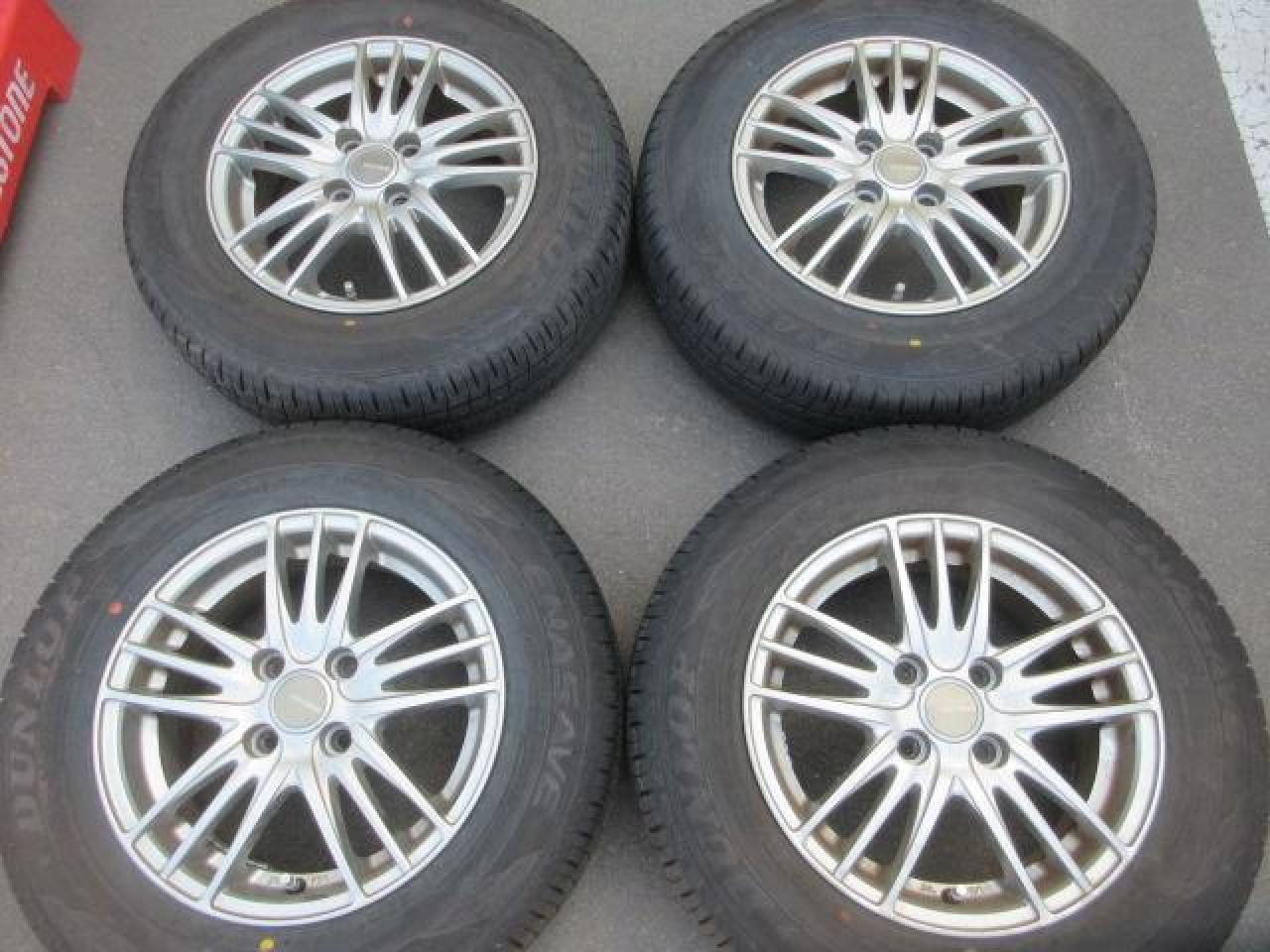 Комплект шин DUNLOP ENASAVE EC204 + диски BRIDGESTONE ECO FORME SE-18