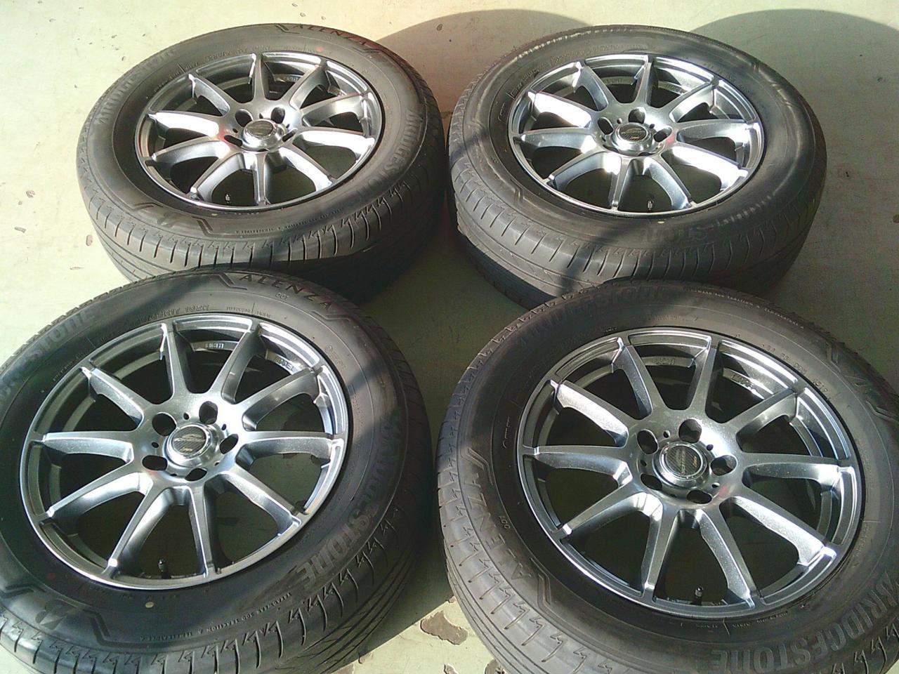 Комплект шин BRIDGESTONE ALENZA 001 + диски A-TECH SCHNEIDER StaG
