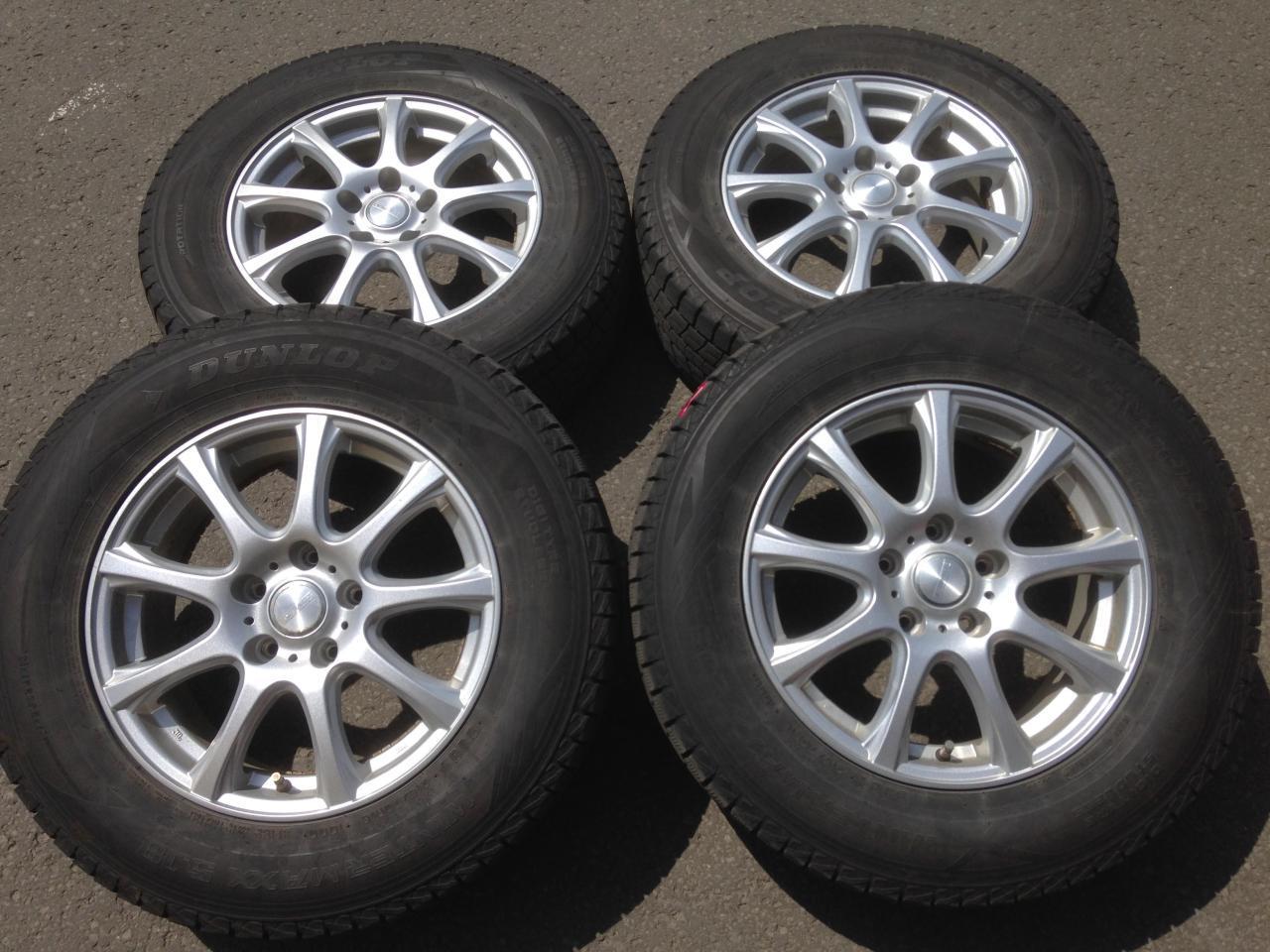 Комплект шин DUNLOP WINTERMAXX SJ8 + диски +DUFACT DS9