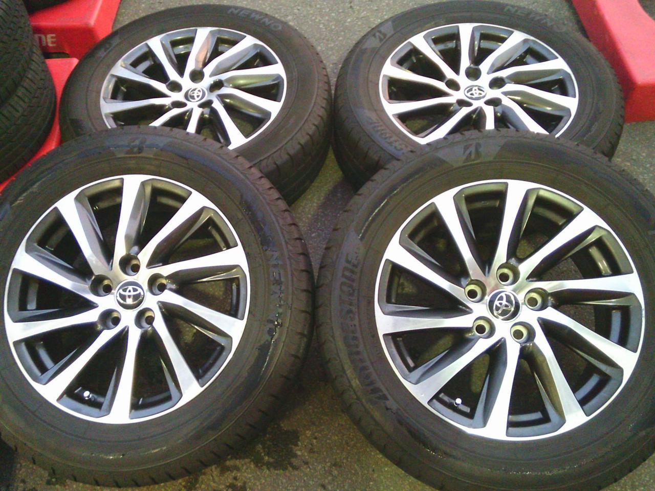 Комплект шин BRIDGESTONE NEWNO + штатные диски Toyota 30 серии Alphard