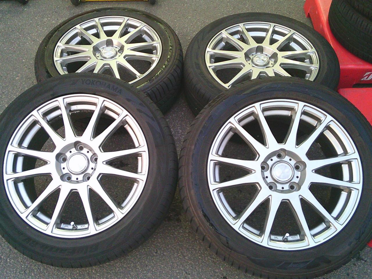 Комплект шин YOKOHAMA Bluearth RV03/TOYO TRANPATH MPZ + диски PREDICT диски со спицами