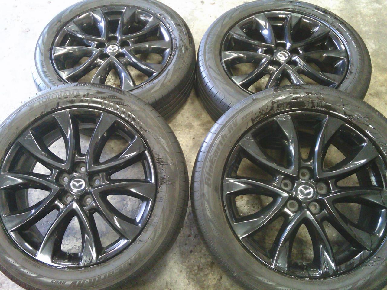 Комплект шин YOKOHAMA Bluearth RV03 + штатные диски Mazda CX-5