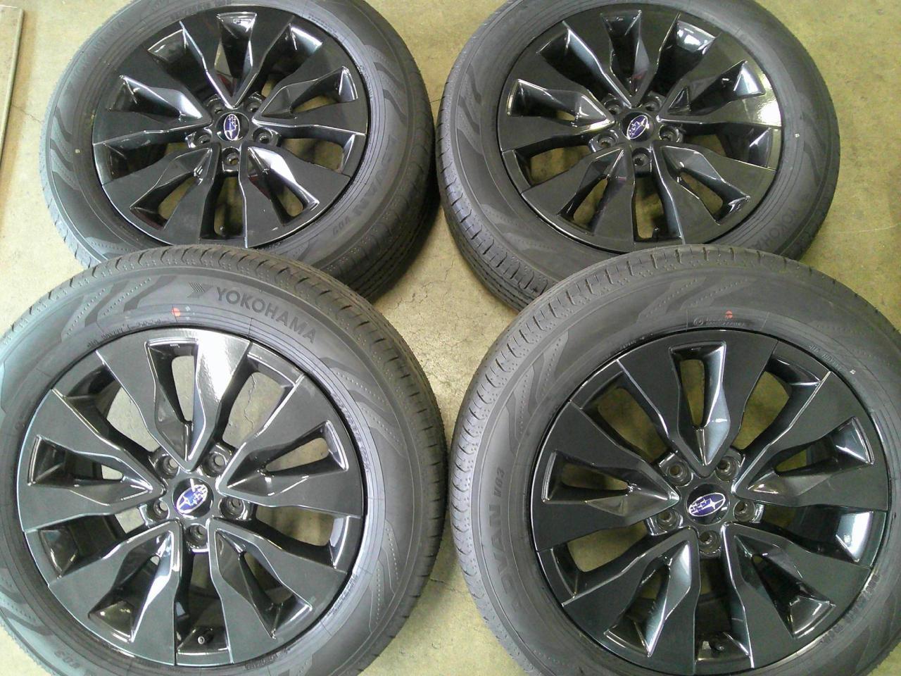 Комплект шин YOKOHAMA ADVAN V03 + штатные диски Subaru BT5 X-break