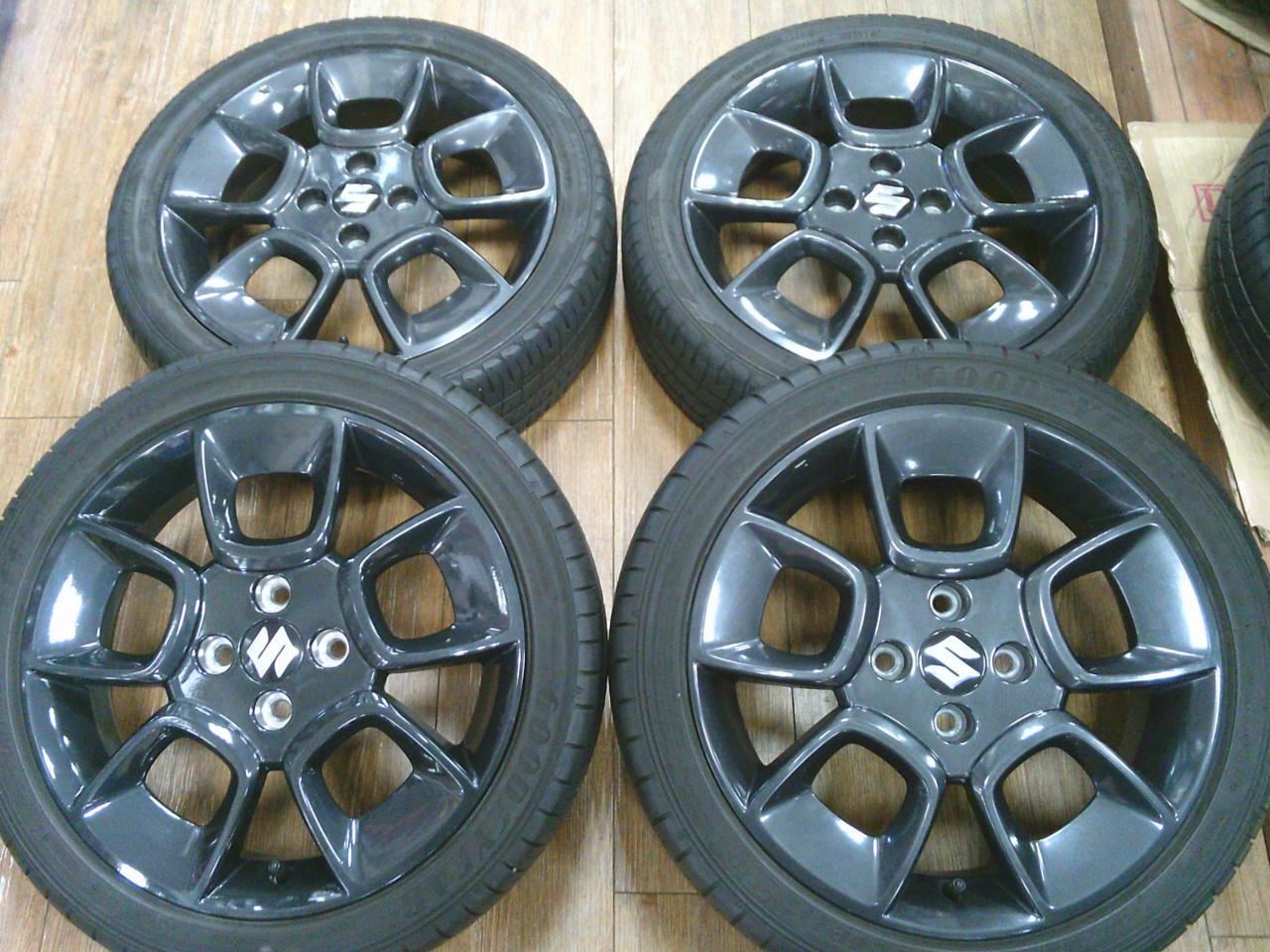Комплект шин GOODYEAR EfficientGrip/DUNLOP ENASAVE EC204 + штатные диски Suzuki