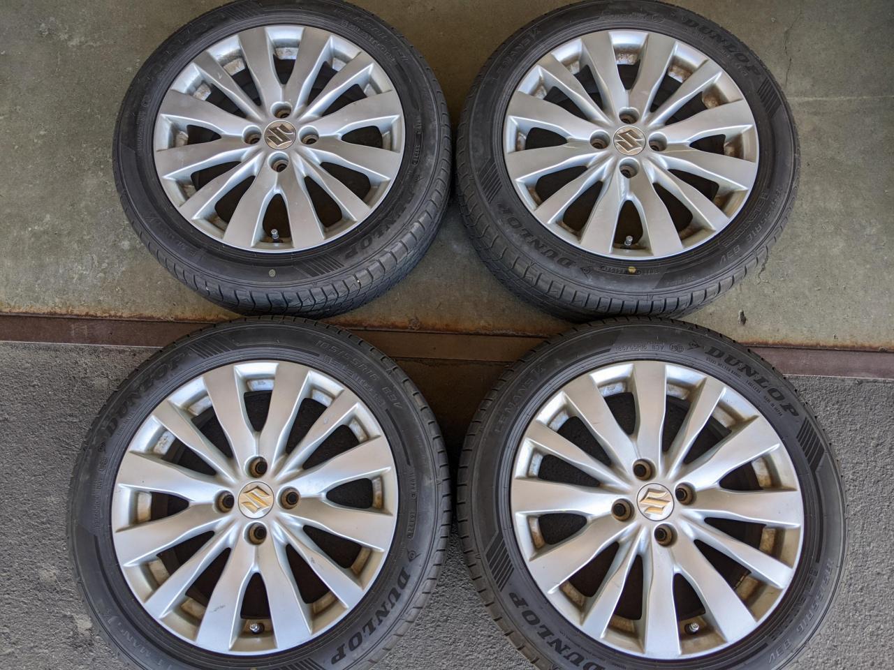 Комплект шин DUNLOP LEMANSⅤ+ + штатные диски Suzuki Swift