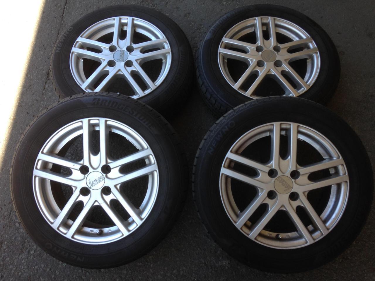 Комплект шин BRIDGESTONE NEWNO + диски WOODBELL LAPAS