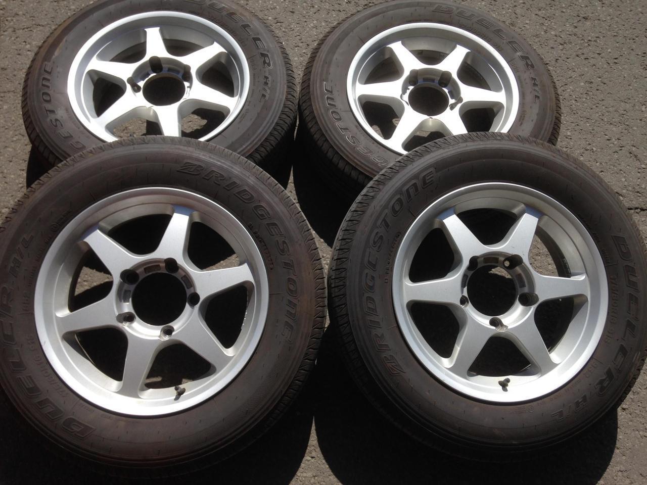 Комплект шин BRIDGESTONE DUELER H/L 852 + диски производитель не указан 6 диски со спицами
