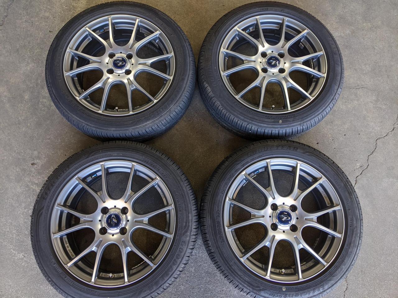 Комплект шин GOODYEAR EfficientGrip Comfort + диски weds LEONIS NAVIA 02