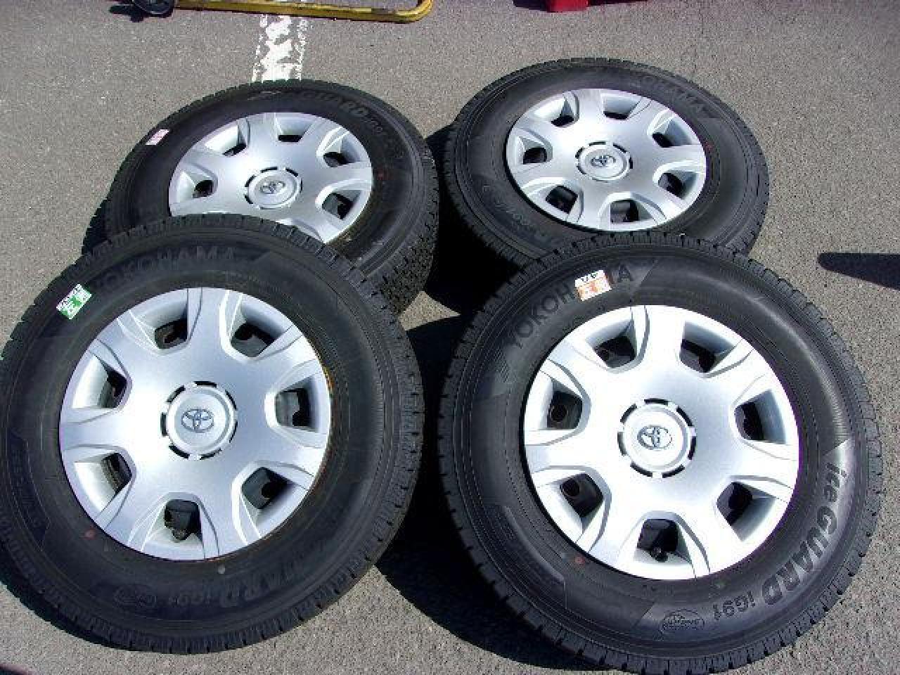 Комплект шин YOKOHAMA iceGUARD iG91 + штатные стальные диски Toyota Hiace