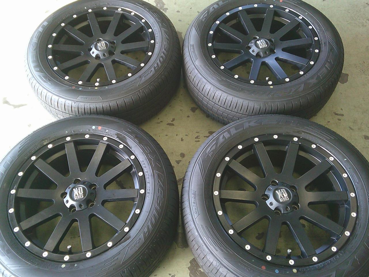 Комплект шин FALKEN ZIEX ZE310A ECORUN + диски MLJ KMC XD SERIES XD818 HEIST