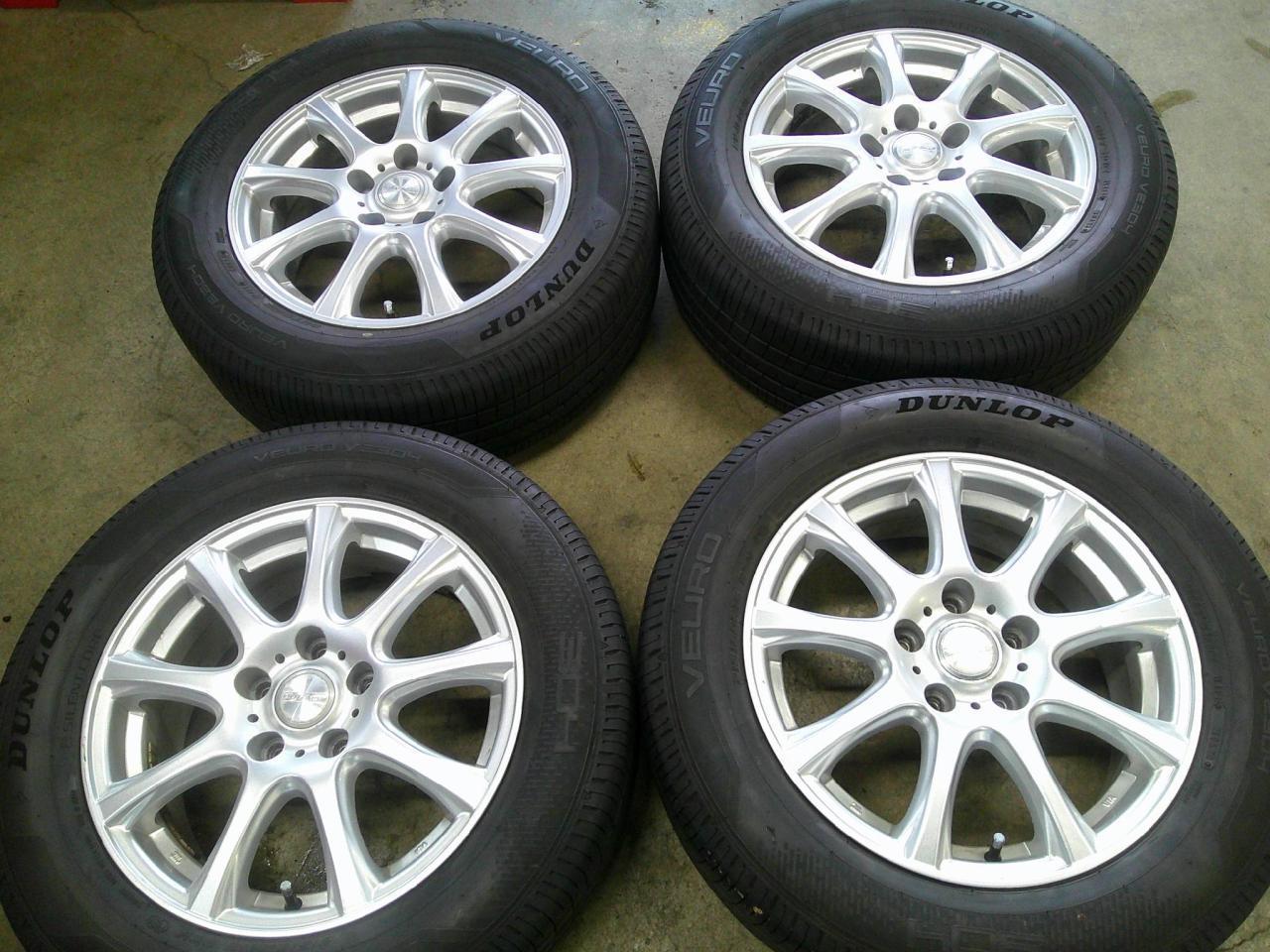 Комплект шин DUNLOP VEURO VE304 + диски DUFACT DS9