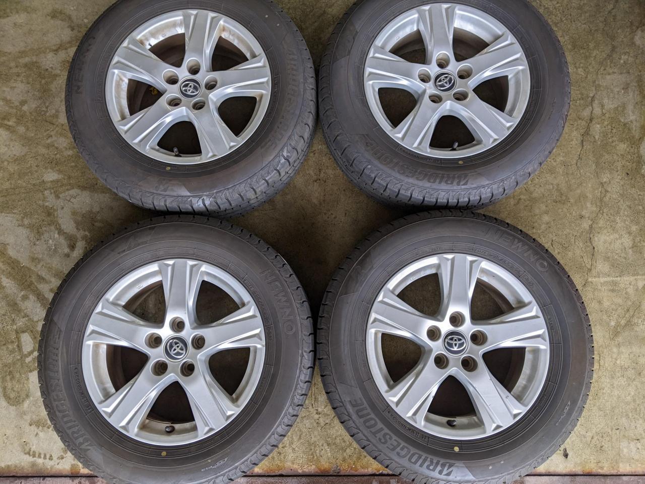 Комплект шин BRIDGESTONE NEWNO + штатные диски 153610 Toyota Alphard, Vellfire