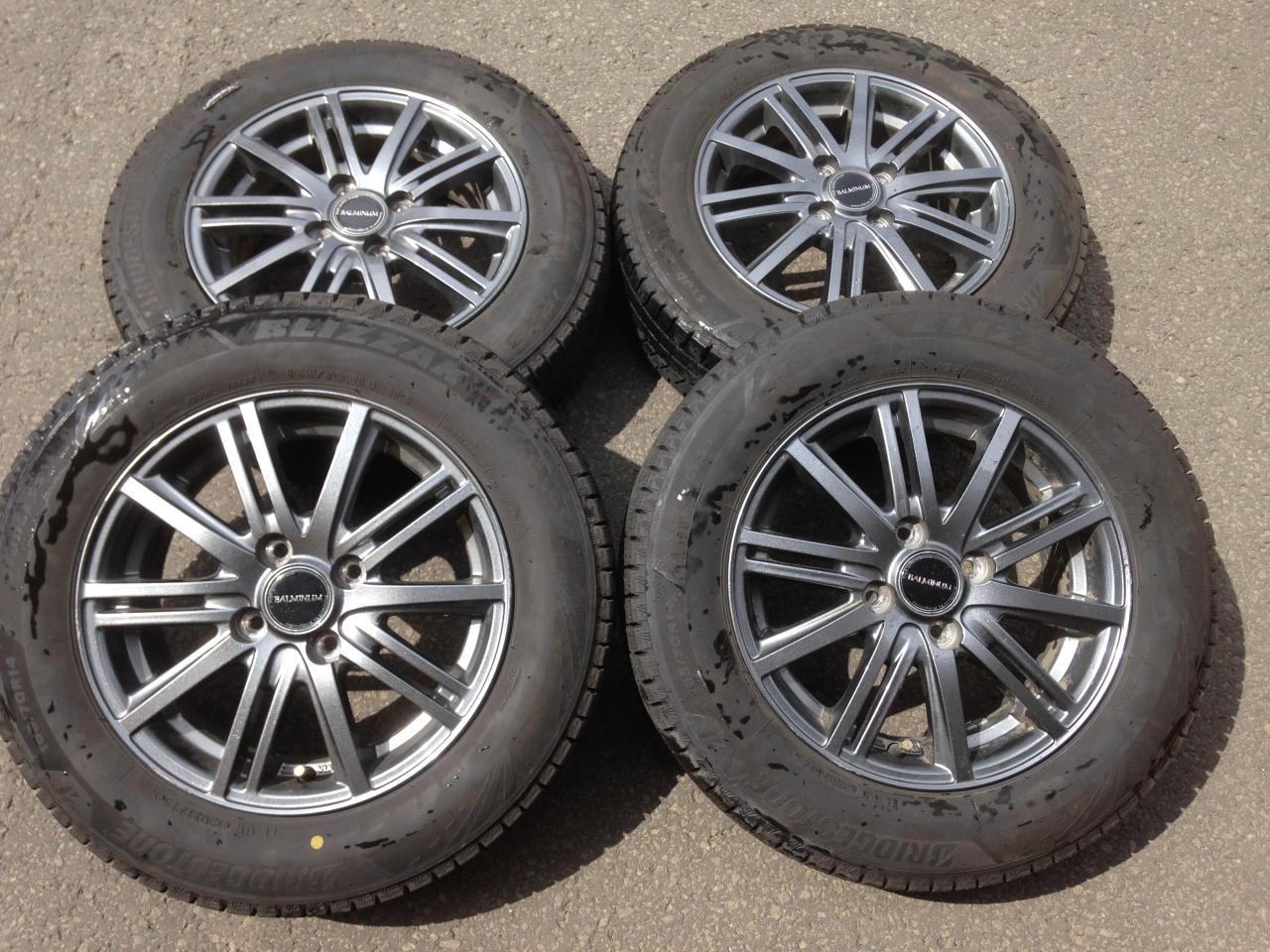 Комплект шин BRIDGESTONE BLIZZAK VRX3 + диски BALMINUM BR10