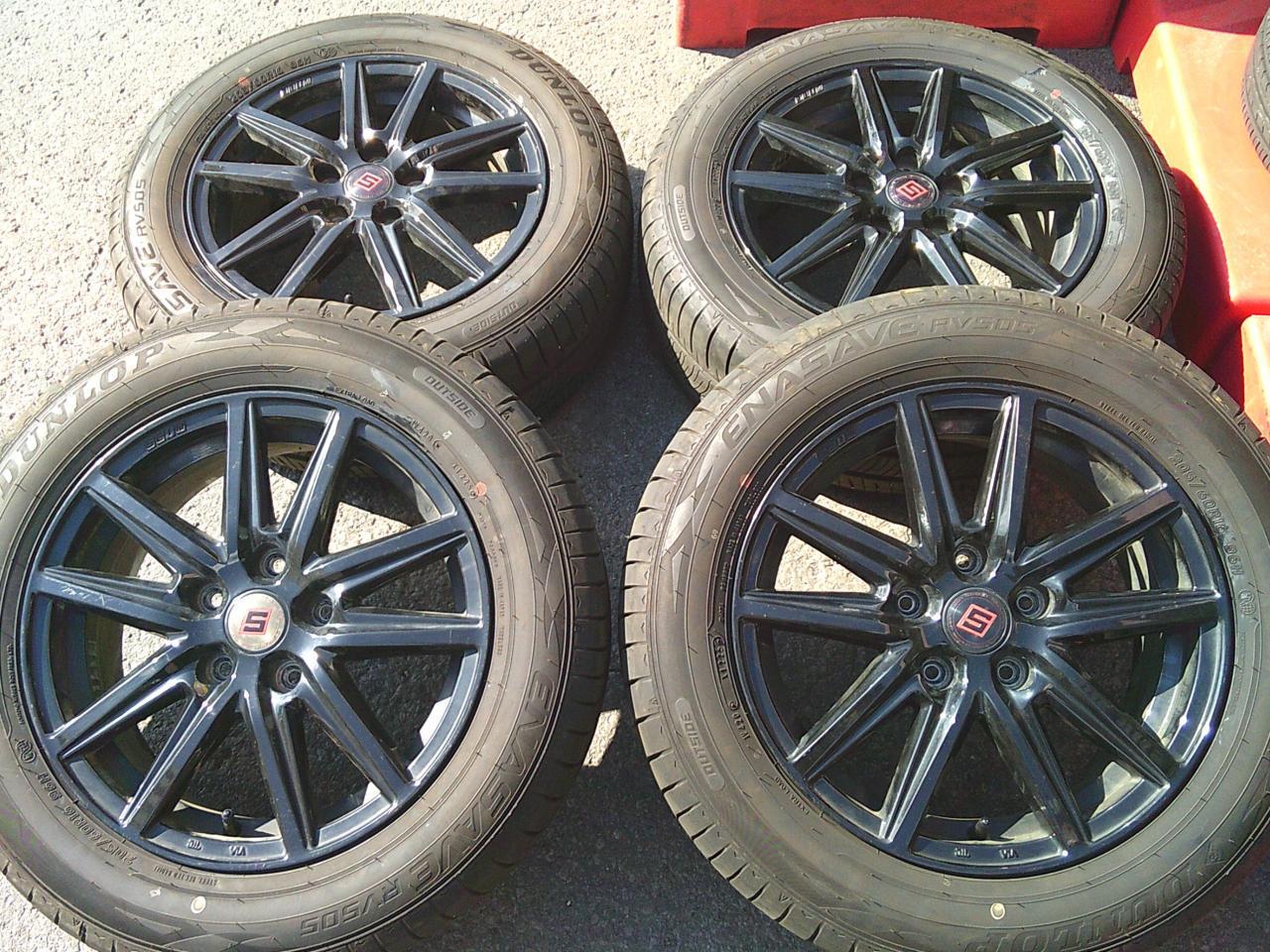Комплект шин DUNLOP ENASAVE RV505 + диски KYOHO SEIN SS-BLACK EDITION
