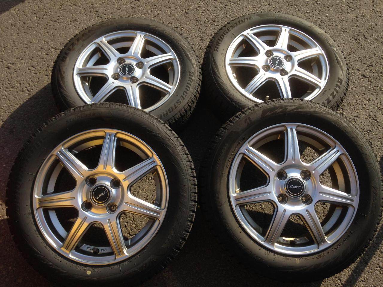 Комплект шин BRIDGESTONE BLIZZAK VRX2 + диски Zart R7