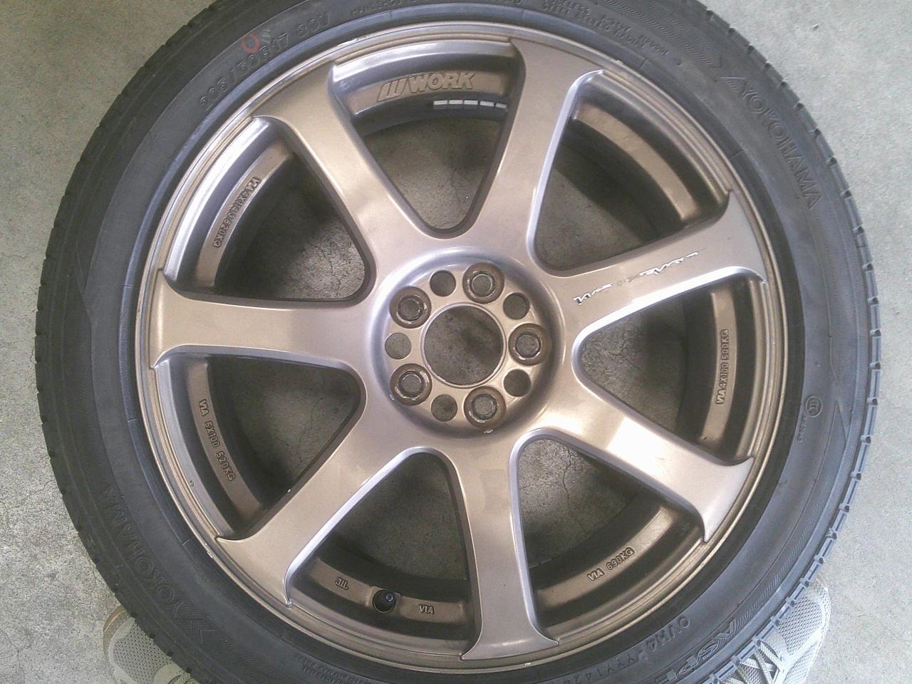 Комплект шин YOKOHAMA ASPEC + диски WORK EMOTION XT7