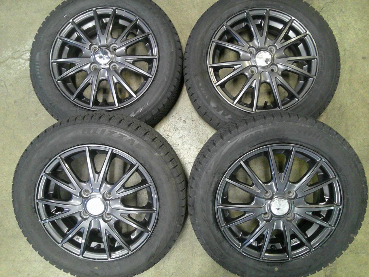Комплект шин BRIDGESTONE BLIZZAK VRX2 + диски weds VELVA SPORT