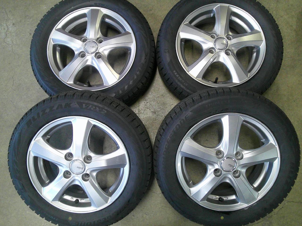Комплект шин BRIDGESTONE BLIZZAK VRX2 + диски TOPY SIBILLA NEXT SF-5