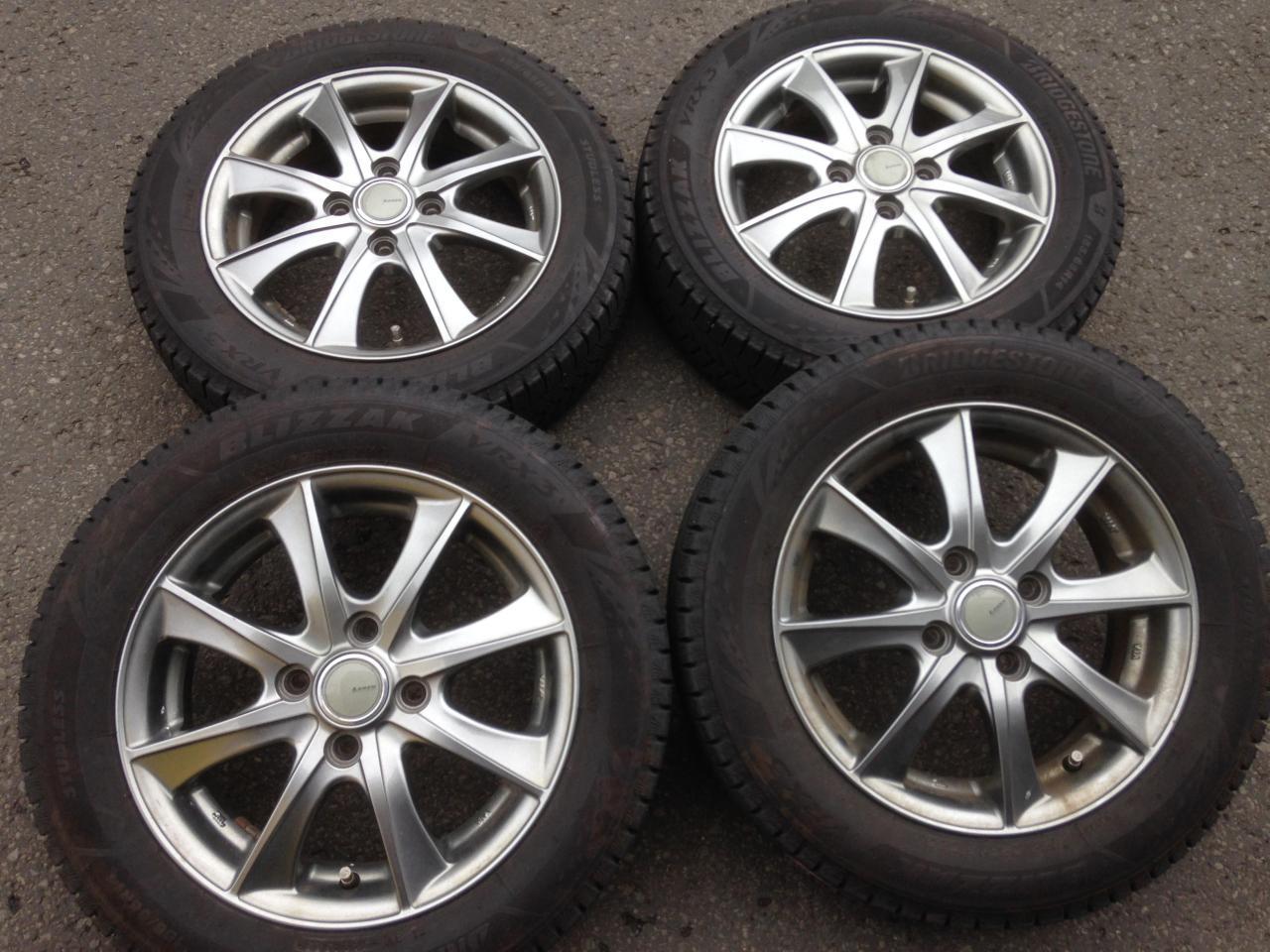 Комплект шин BRIDGESTONE BLIZZAK VRX3 + диски AUTOBACS SEVEN LEBEN BX