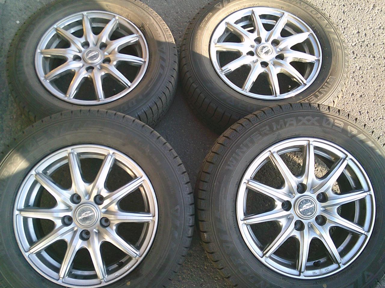 Комплект шин DUNLOP WINTERMAXX WM03 + диски A-TECH SCHNEIDER CLICK