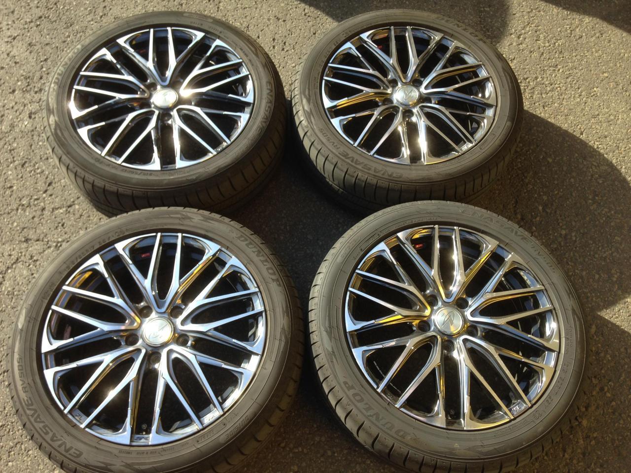 Комплект шин DUNLOP ENASAVE RV505 + диски weds LEONIS SK