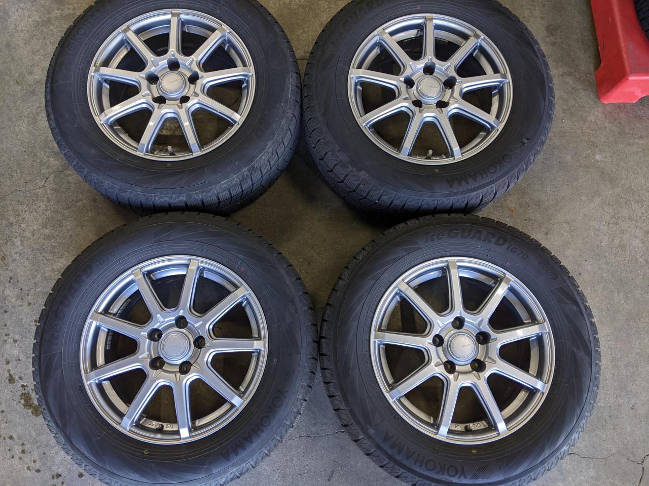 Комплект шин YOKOHAMA iceGUARD iG70 + диски GRASS SV