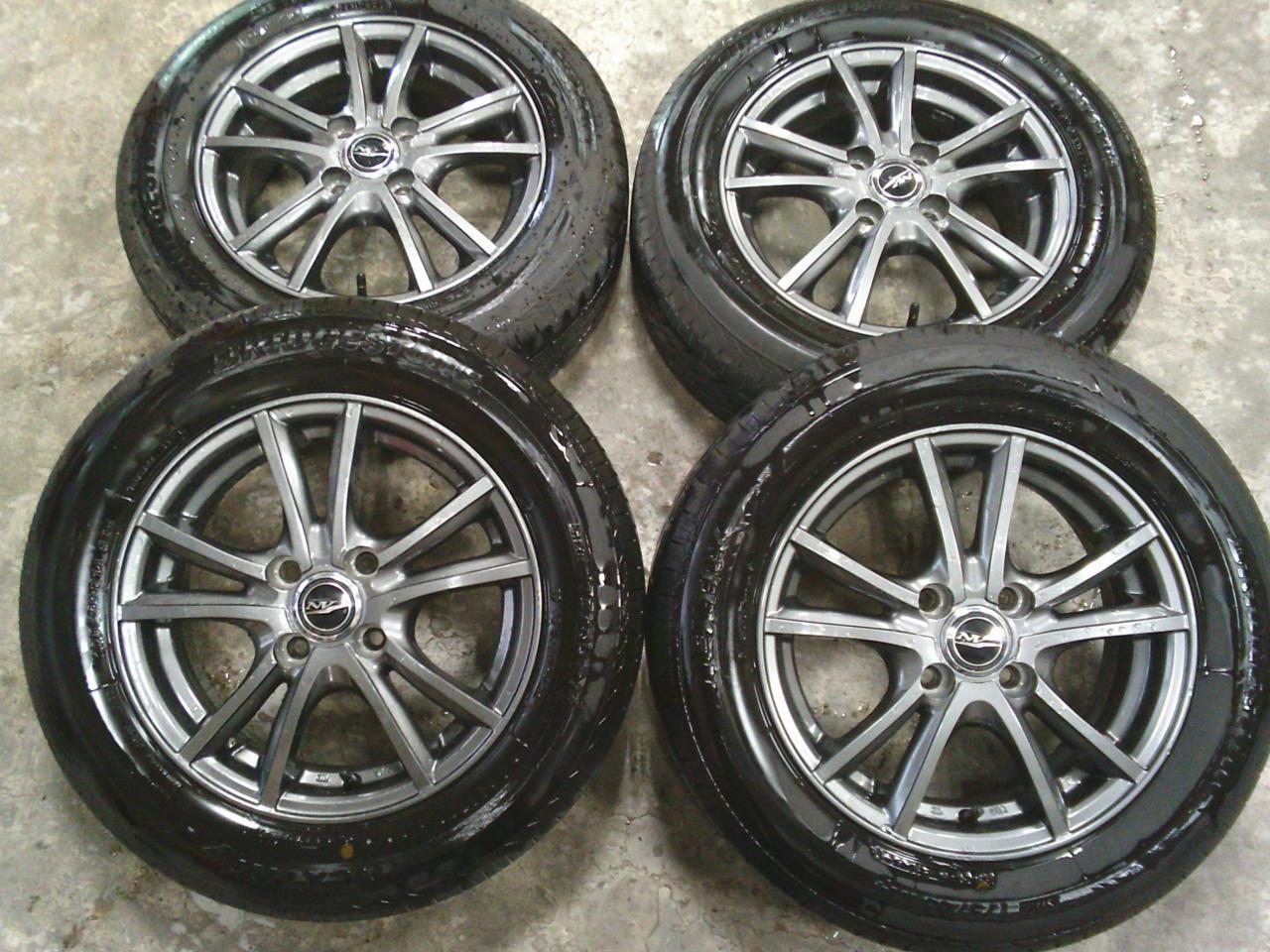 Комплект шин BRIDGESTONE NEXTRY + диски weds NIRVANA