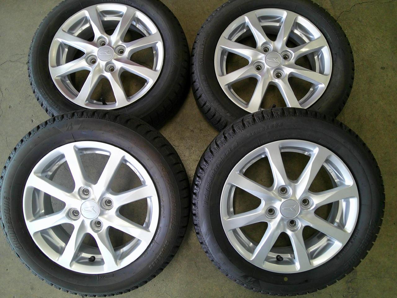 Комплект шин BRIDGESTONE ICEPARTNER2 + штатные диски Daihatsu Tanto