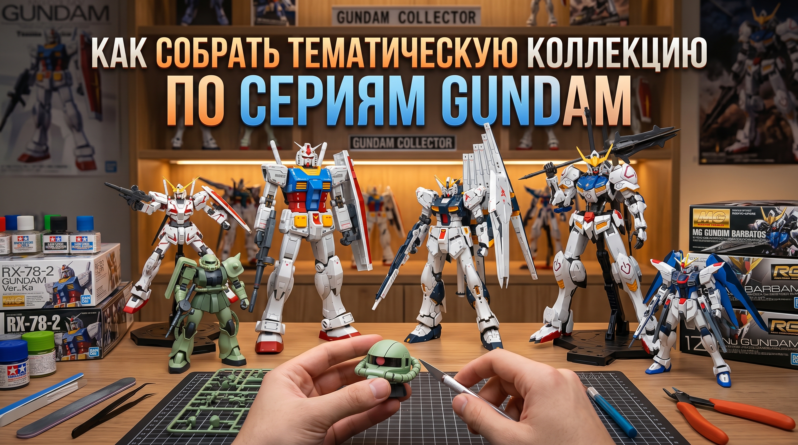 Как собрать тематическую коллекцию по сериям Gundam