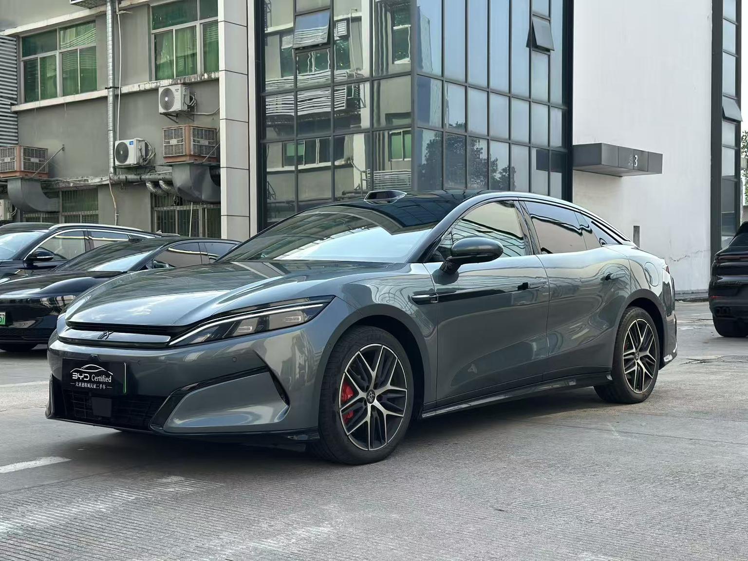 BYD Han L DM 2025 DM-p 180KM AWD ji guang lei da Flagship