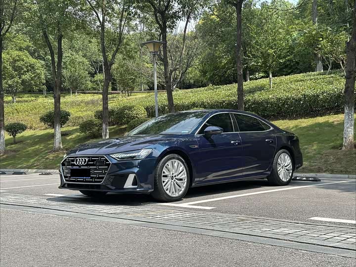 Audi A7L 2024 45TFSI S-line zhu meng xing liu jing tao zhuang