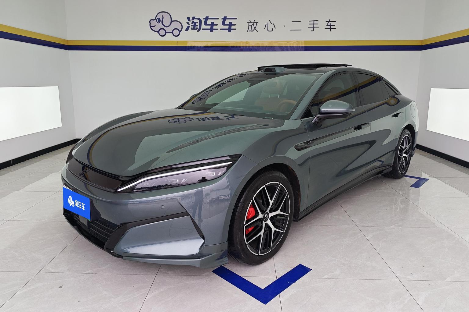 BYD Han L DM 2025 DM-p 180KM AWD ji guang lei da Flagship