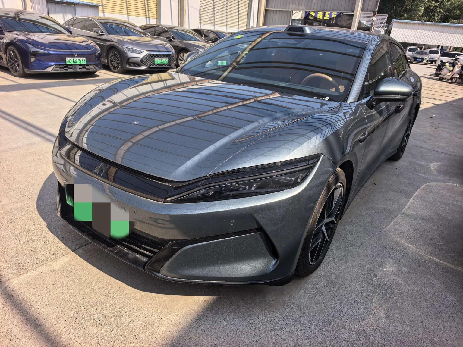 BYD Han L DM 2025 DM-p 180KM AWD ji guang lei da Flagship