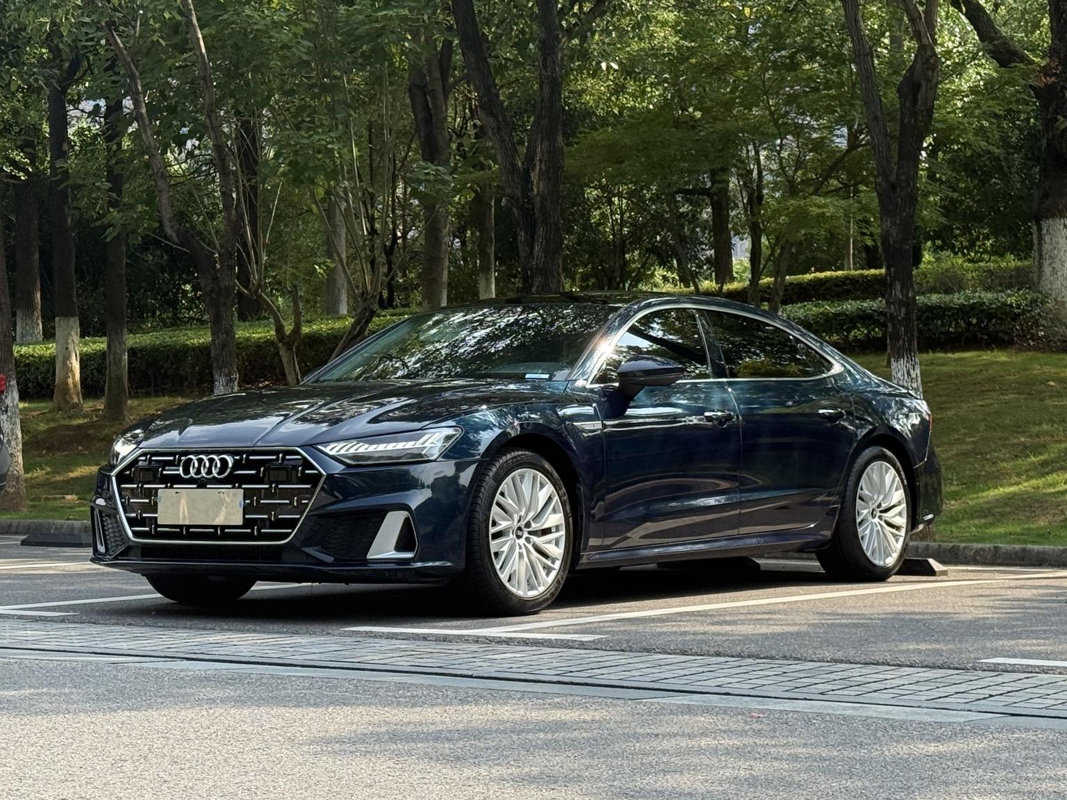 Audi A7L 2024 45 TFSI S-line zhu meng xing liu jing tao zhuang