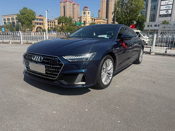 Audi A7L 2024 45TFSI S-line zhu meng xing liu jing tao zhuang