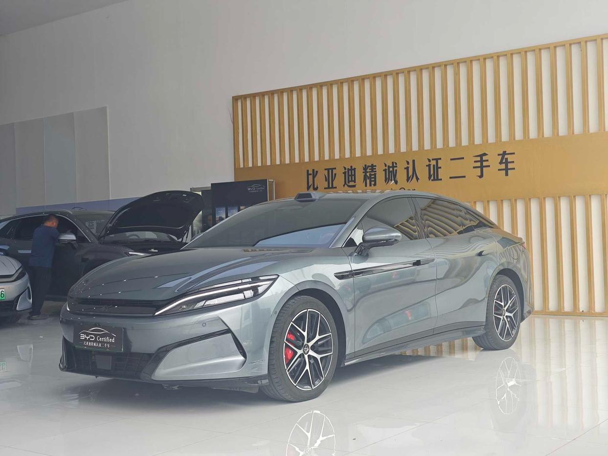 BYD Han L DM 2025 DM-p 180KM AWD ji guang lei da Flagship