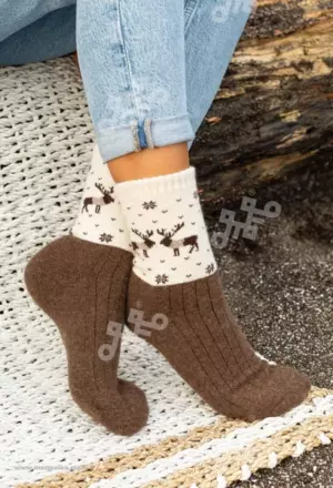 Теплые носки из 100% шерсти