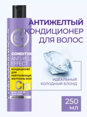 EVI SALON Кондиционер серебристый для нейтрализации желтизны 250мл 