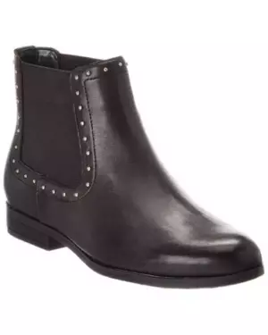 pudded leather boot