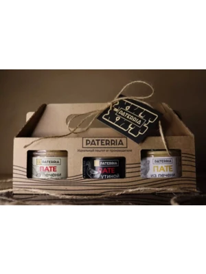 Набор «Хиты» (паштет из утиной печени, паштет из печени индейки, паштет из печени цыпленка)