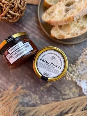 Брускетта из вяленых томатов с кедровым орехом, 180гр.