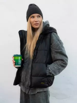 Жилет женский "DARK LUXE" Цвет: черный