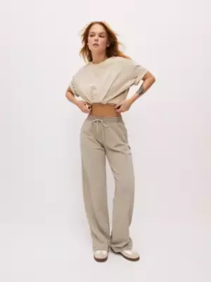 Брюки женские 24254-478 футер серо-бежевый