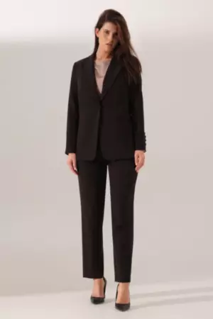 Брючный костюм (жакет, брюки) 161920w (Черный)