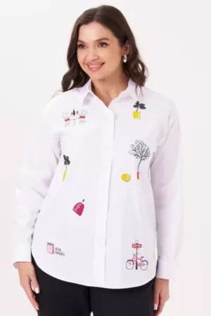 Блузка женская 139840w (Белый)