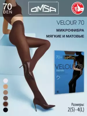 OMSA VELOUR 70 колготки женские теплые