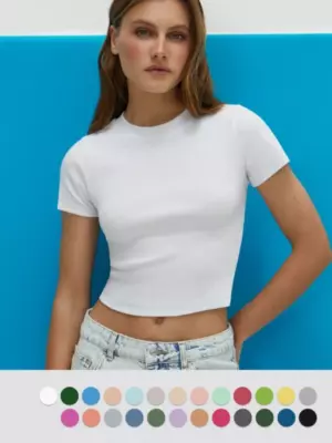 Mi 1421С Fresh Футболка укороченная (кашкорсе), MINIMI