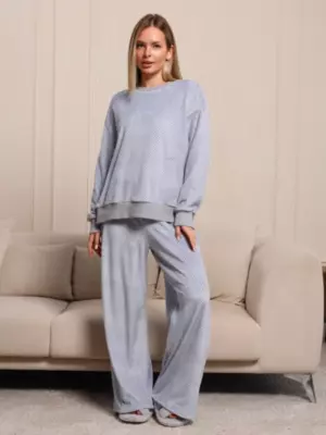 Костюм Диор СЕРЫЙ